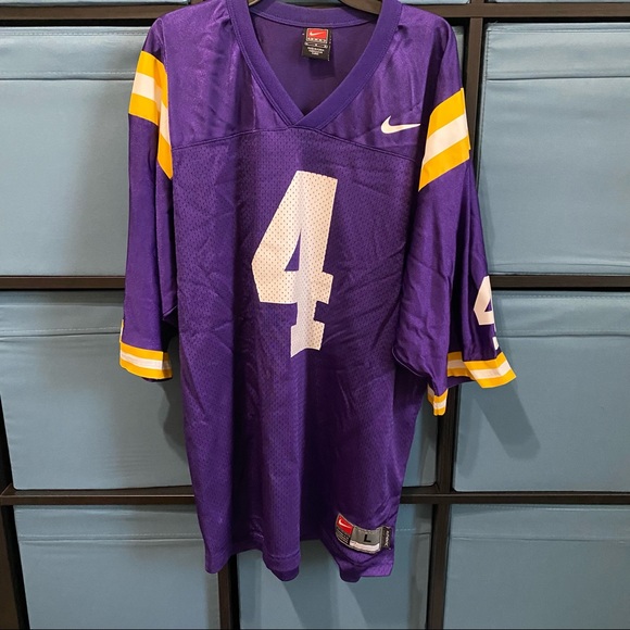 Nike Other - Nike Mens Vneck 4 jersey Athletic team apparel Active Wear Size Large Purple